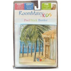 NEW Surf’s Up Peel Stick Wall Border 5in x 15ft Nursery Decor